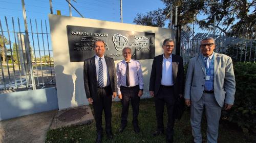 Visita a Novembre 2025 presso il Centre National de l’Energie, des Sciences et des Techniques Nucleaires (CNESTEN) a Rabat, in Marocco. Alla sinistra del prof. Zanino, il Dr. Moncef Benmansour, Director of Studies and Scientific Research del Centro