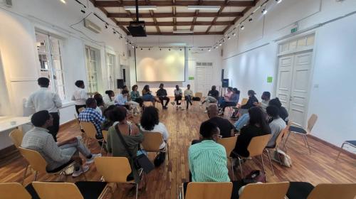 I partecipanti durante il corso