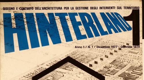 Hinterland, annata 1977-78, volume I, numero 1 (dicembre-gennaio)