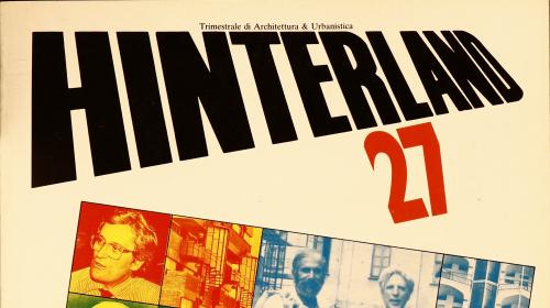 Hinterland, annata 1983, volume VI, numero 27 (settembre)