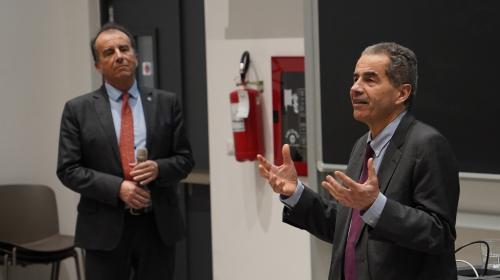 Il Prof. Heitor e il Prof. Zanino alla seconda Future Vision Session