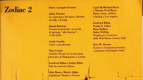 Zodiac, fascicolo 2, anno 1989