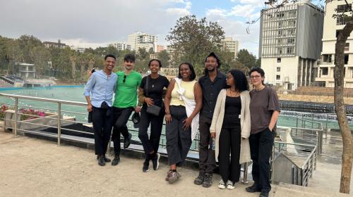 I partecipanti nella capitale dell'Etiopia