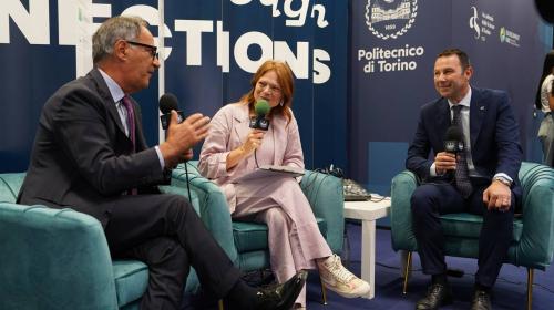 Da sinistra: Giacomo Portas, Valeria Ciardiello e Stefano Corgnati