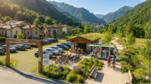 Integrazione delle soluzioni basate sulla natura nella mobilità rurale: una strategia multimodale per la Valle del Valchiusella. Studenti: Aisha Salsabilla, Kaushiki Brahma, Paul Mates, Pedro Ruas, Trinav Borkakati