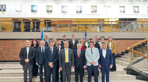 I membri dello Steering Committee della rete Magalhães in una delle visite istituzionali