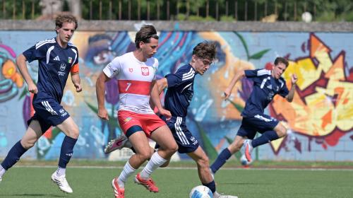 Azione di gioco, il Politecnico vs University of Rzeszów