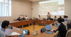 A moment of the meeting with the Japanese IST delegation