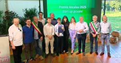 Foto del momento della premiazione