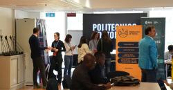 Lo stand del Politecnico all'evento