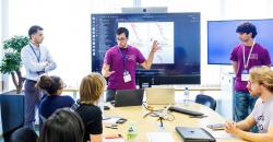 Foto del team al lavoro