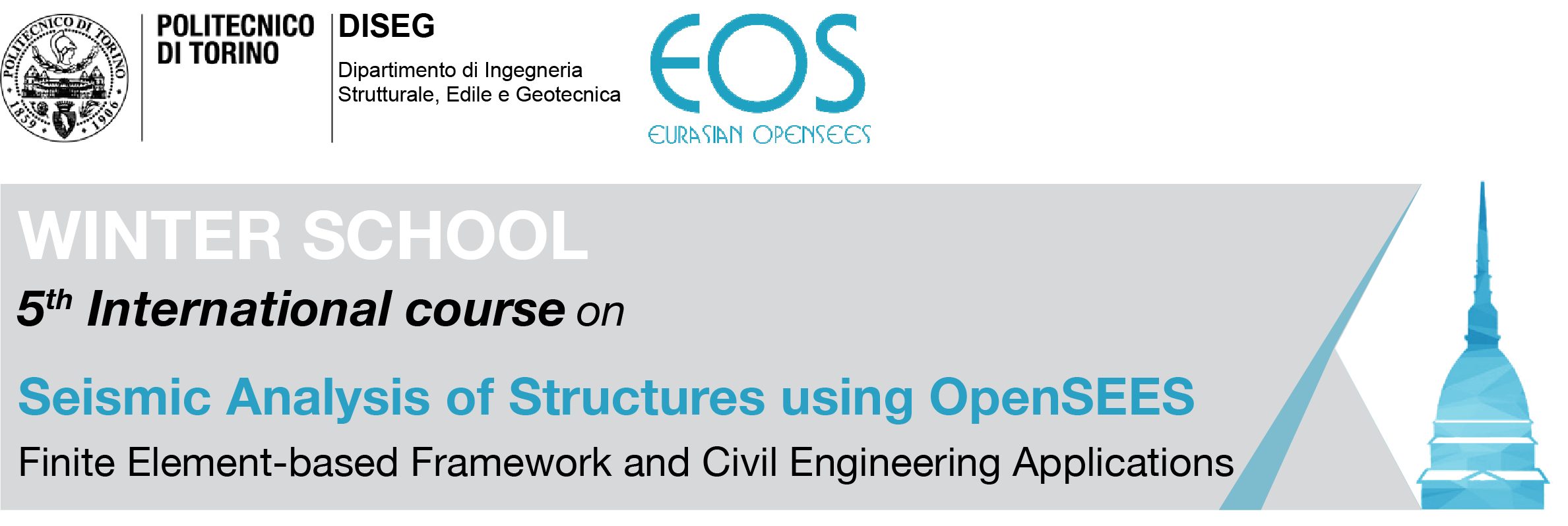 SS2020_Seismic_analysis_of Structures Using Opensees - banner